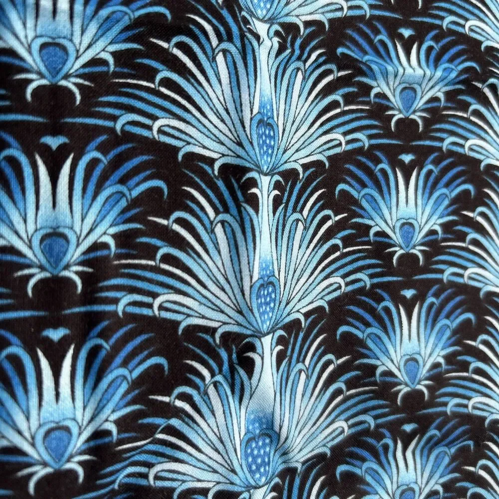 Return To Atlantis Jason Yenter In The Beginning Cotton Quilting Fabric Blue